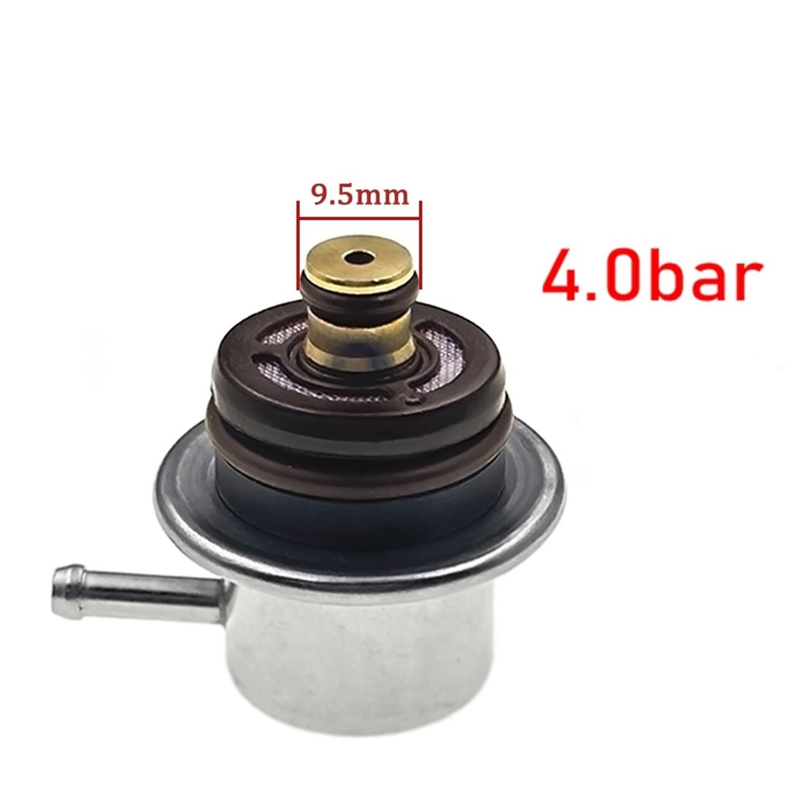 Regulador de presión de combustible de 4,0 bares, compatible con A4, A6 y A8 (modelos 90 y 100), Volkswagen, Corrado, Golf, Jetta y Passat (078133534C y 078133534A). válvula de control de pres