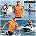 2 Packs Men's UPF 50+ Sun Protection Hoodie Shirts UV SPF Hi Vis Long Sleeve Rash Guard Fishing Hiking T Shirts Quick Dry