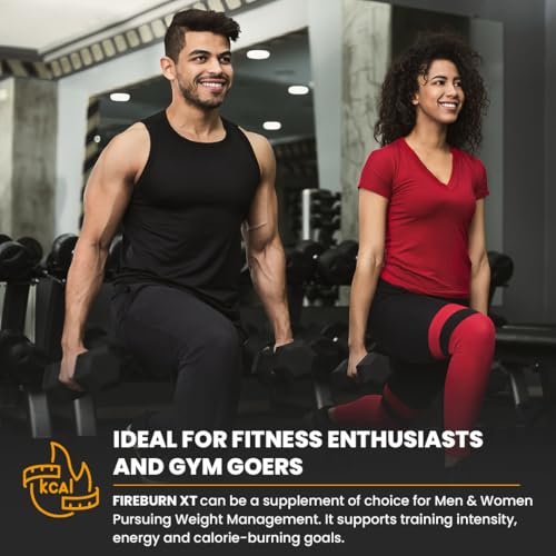 Image of NATURYZ FIREBURN XT Advanced 7X Multi-Action Thermogenic Burner for Men & Women | Clinically researched ingredients Green Tea Extract, Capsimax, Chromium, Caffeine, L-Theanine & Black Pepper | Supports Metabolism, Thermogenesis, Appetite Control & Energy | Weight Management Formula | 60 Veg Capsules