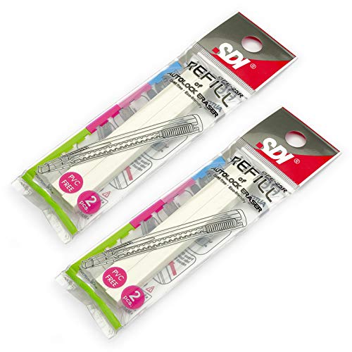 PracticOffice - Set de 4 Recambios para Portagomas SDI Cover