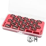 Fbshicung Pack of 23 Bobbins with Storage Case for Sewing Machine Consew 205RB, 206RB
