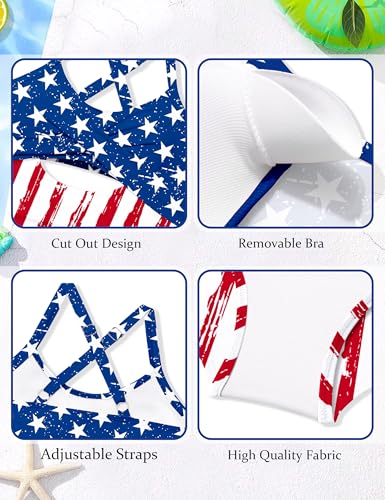 Image of Girl Swimsuit One Piece Cutout Ruched Bathing Suit for Girls Color Block Adjustable Straps Pad Swimwear 9-18y