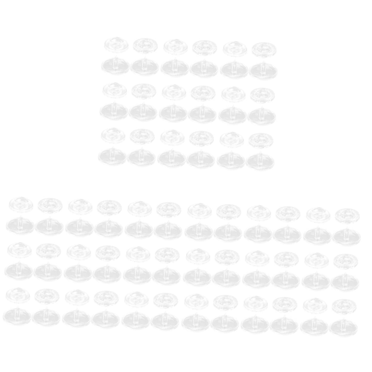 SHINEOFI 300juegos Botones De Presión De Plástico Transparente De Broches Para Ropa Accesorios De Costura Para Baberos y Ropa Infantil