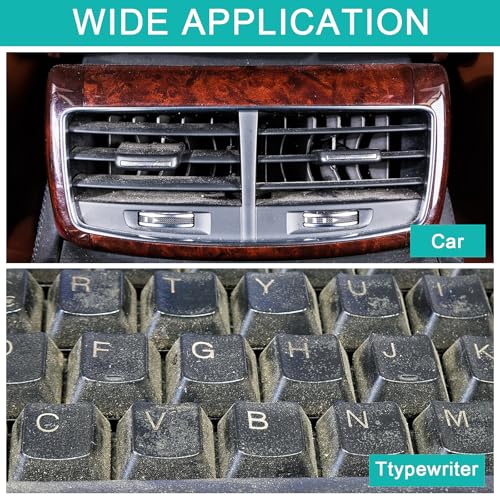 Image of 15 Pcs Small Duster Microfiber Detail Duster Sticks Fan Cleaning Brush Fan Duster AC Vent Cleaner Crevice Cleaning Tool Mini Detail Dusters for Cleaning Car Home Duct Window Track