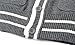 LittleSpring Little Boys Cardigan Sweater for Girls Uniform Sweaters Long Sleeve Knit V-Neck Grey Colorblock 5T
