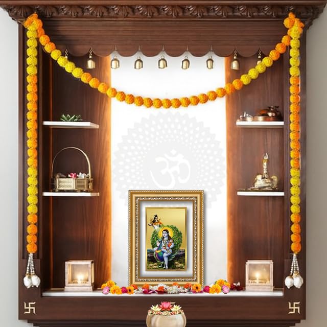 Image of DIVINITI Baba Balak Nath 24K Gold Plated Foil Wall and Tabletop Photo Frame for Home Decor, Puja Room, Living Room, Office, Luxury Gifting | DG Frame 112 S2.5 (26x20 CM)
