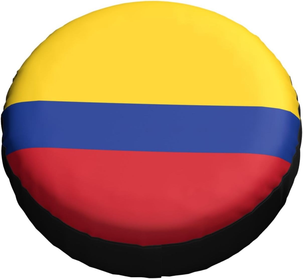 Flag of Colombia Print Tire Cover Universal Spare Wheel for Trailer Rv SUV Truck Camper Travel Accessories