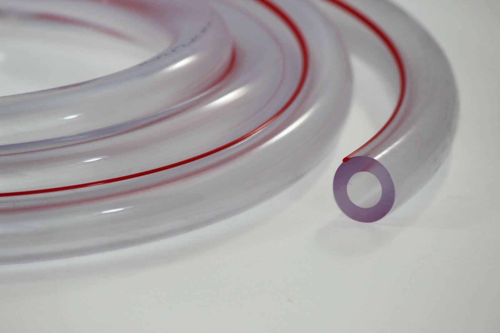 Milk Hose/Tube Transparent Food Grade for Cow Or Goat Milking Machines 7Ft Long by Melasty (5/8 Inch ID) (7ft)