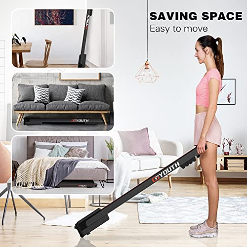 Goyouth 2 In 1 Under Desk Electric Treadmill Motorized Exercise Machine With Wireless Speaker, Remote Control And Led Display, Walking Jogging Machine For Home/Office Use #TOP4