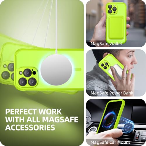Coque iPhone 16 Pro anti-espion MagSafe intégrale 6,3 pouces antichoc vert clair - 7