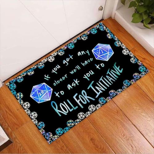 ���փ}�b�g �����Ƌ߂Â����� - �e�[�u���g�b�vRPG 50×80cm doormat If You Get Any Closer - Tabletop RPG