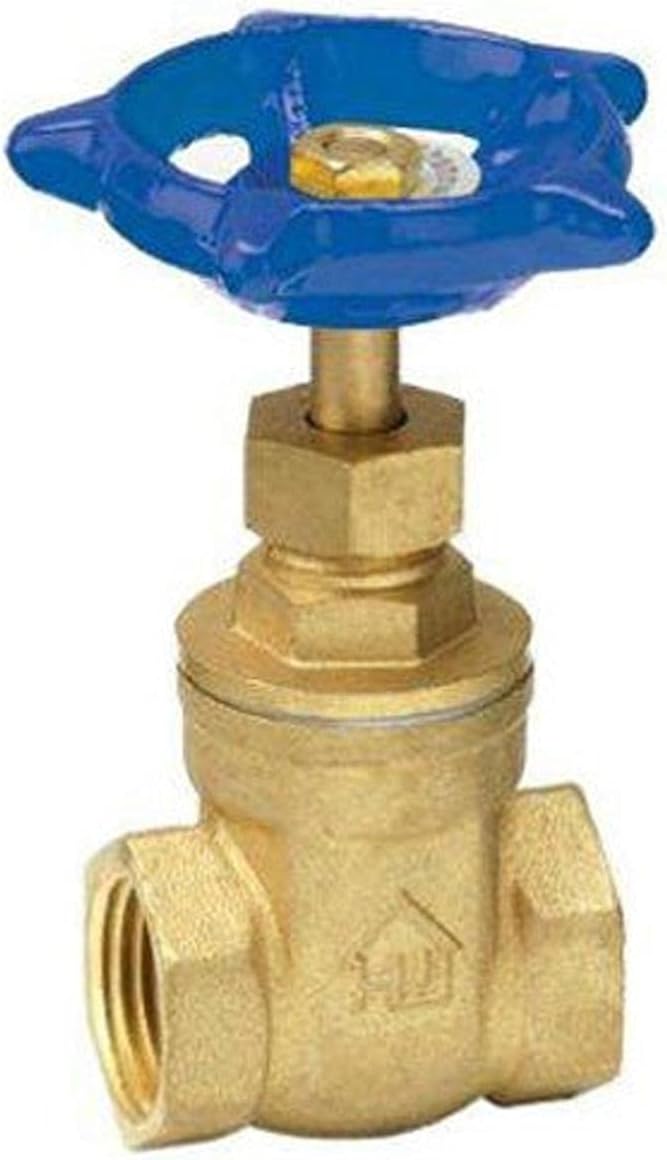 Homewerks 170-2-2-2 No-Lead Gate Valve, Female Thread x Female Thread, Brass, 2-Inch