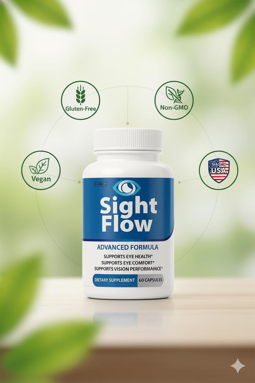 Vision Flow Eye Capsules Advanced Formula - Official Sight Premium Support Supplement All Natural Ingredients Vitamins for Eye Health and Wellness Formula, 60 Capsules (2)