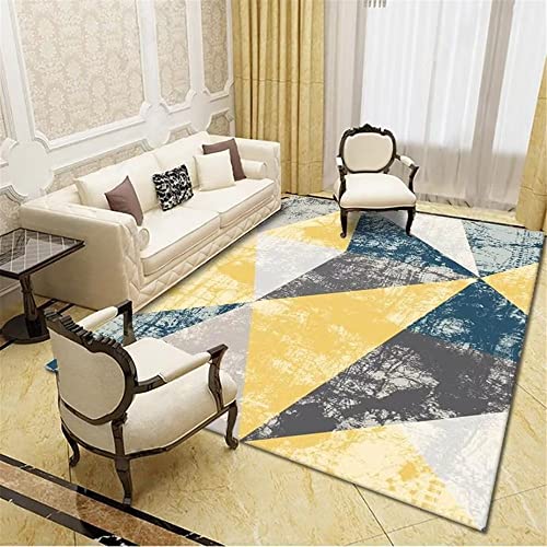 Tapis rectangle de chambre à coucher 120x180cm aux finitions soignées
