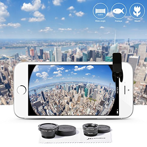 XCSOURCE 3 in 1 Mini Kit per le lenti, clip