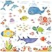 DECOWALL DW-1611S Sea Adventure Kids Wall Stickers Wall Decals Peel and Stick Removable Wall Stickers for Kids Nursery Bedroom Living Room
