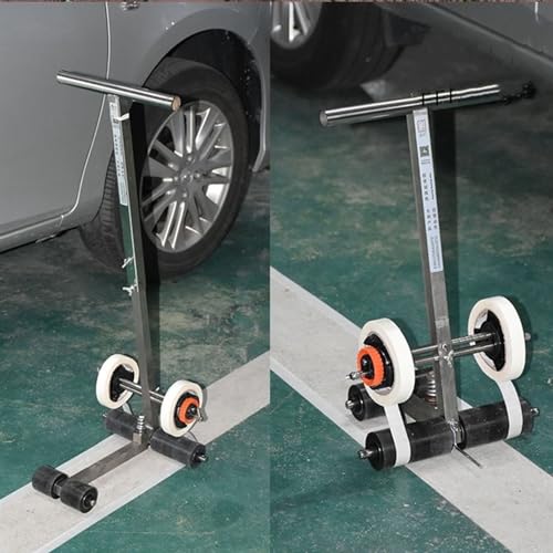 Máquina de trazado de líneas ajustable para canchas deportivas, kit de marcado de precisión con herramienta de dibujo circular para baloncesto, tenis y más
