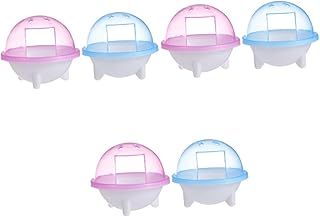 FRCOLOR 6 Peças Hamster Banheiro Pequenos Animais Banheiro Pequeno Animal Casa De Banho Hamster Banho Areia Banheiro Hamster Gerbil Gaiola De Banheiro Para Coelhos Hamster Plástico