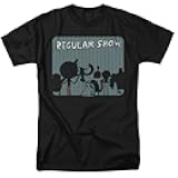 Regular Show RBG Tv Group Unisex Adult T-Shirt Black