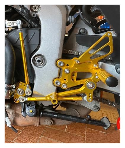 Repose-pieds arrière moto CBR600RR avec grip antidérapant usiné par commande CNC - 2