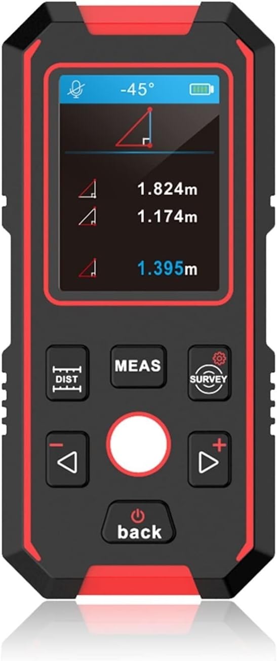 New Upgraded Stud Finder with Laser Level & Laser Distance Meter, Rechargeable Stud Finder Wall Scanner for Wood AC Live Wire Metal Studs Detection, Wall Detector, Automatic Calibration