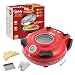 YIBAKE 1200W Pizzaofen elektrisch, Indoor-Pizzaofen，Rot