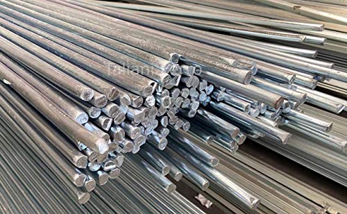 Barra di tondo pieno liscio in ferro zincato