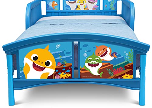 Delta Children Plastic Toddler Bed, Baby Shark #TOP4