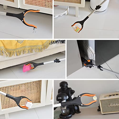 43-Extra-Long-Grabber-Tool-Foldable-Grabbers-for-Elderly-Grab-It-Reaching-Tool-with-Rotating-Jaw-Magnets-4-Wide-Claw-Opening-Reacher-Grabber-Pickup-Tool-Grabber-Reacher-Tool-Heavy-Duty