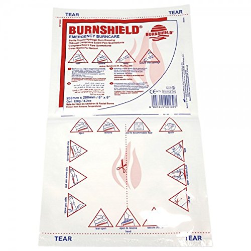 Masque pour le visage Burnshield apaise la brûlure thermique faciale