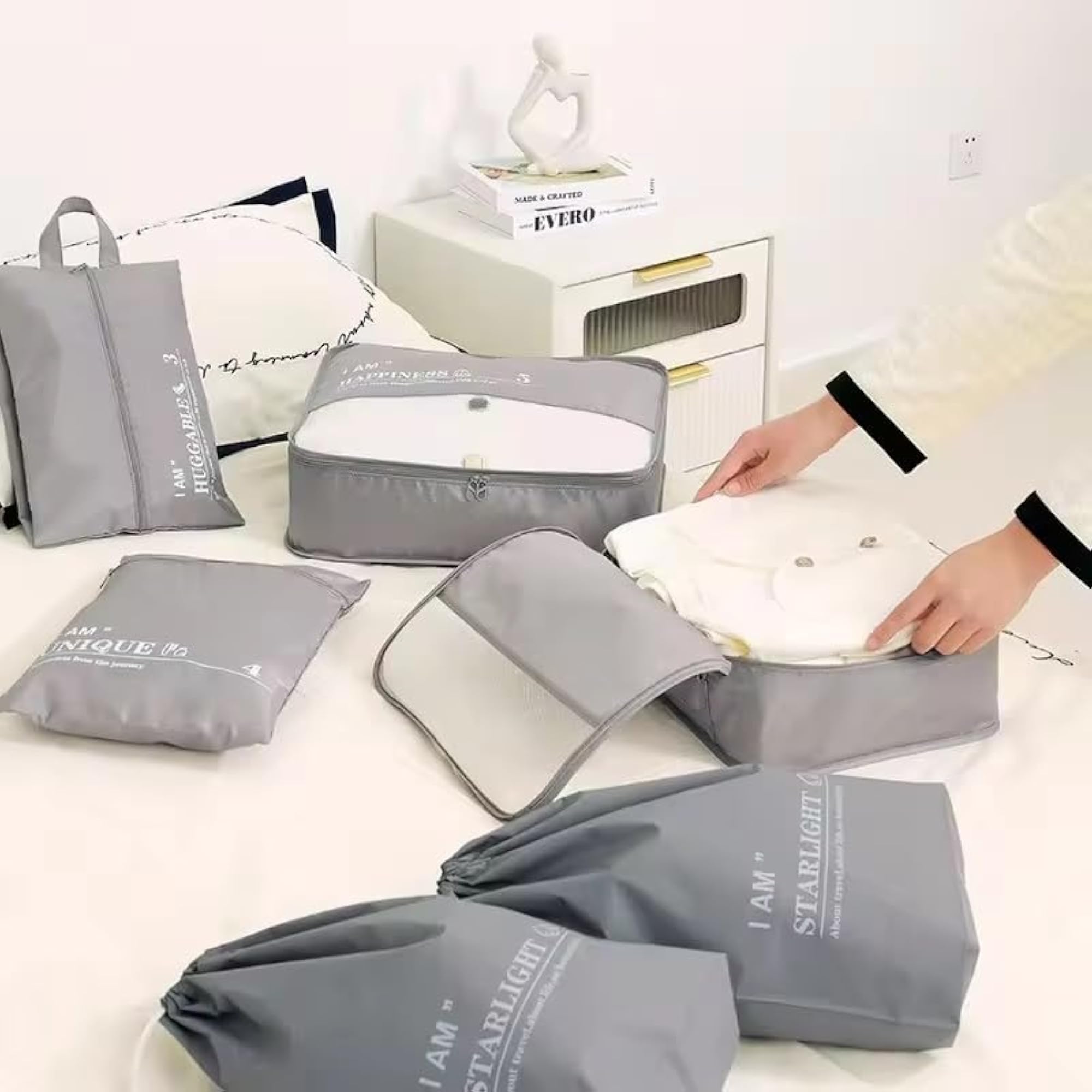 6Pcs Set Travel Packing Organiser Bag