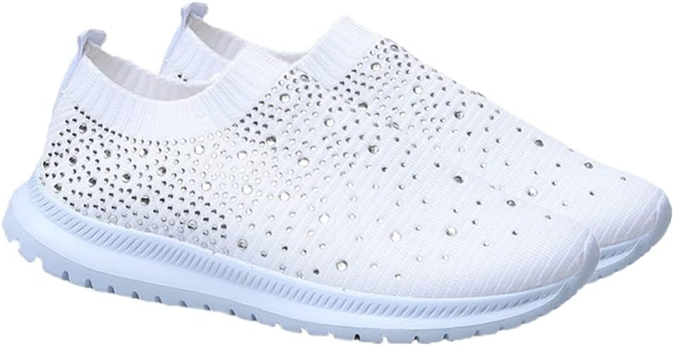 Rhinestone Slip On Sneakers Breathable Sock Shoes Ghana Ubuy