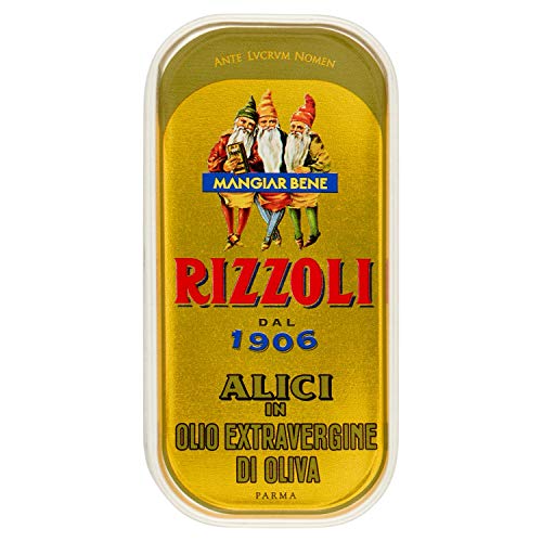Rizzoli Anchovy Fillets in Extra Virgin Olive Oil 90g