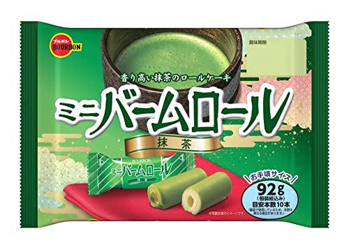 ブルボン ミニバームロール抹茶 92g×12袋のサムネイル