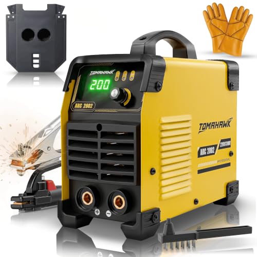 Image of Tomahawk ARC-2002 MMA Arc Welding Machine, 200A | Hot Start & Anti-Stick Function | Single Phase | For Industrial & DIY Welding 1+2 Phase 200A | Heavy Duty & Durable Build