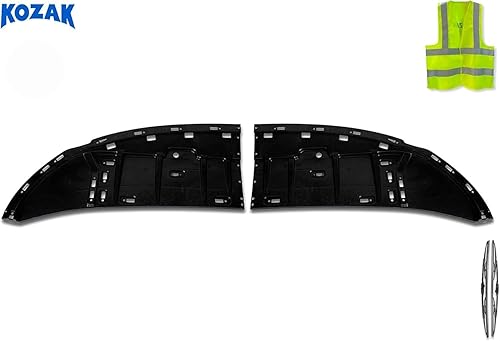 Miniatura 2 de Kozak Cubierta de parachoques inferior compatible con el logotipo Kenworth T680 Next Gen 2022 2023+ Plus, limpiaparabrisas de 2 x 22 pulgadas y