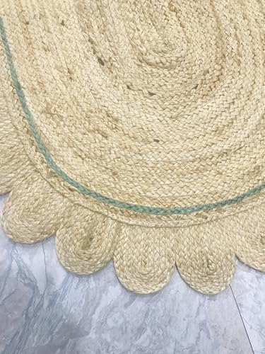 Tapis en jute résistant pour protéger le sol de la salle à manger