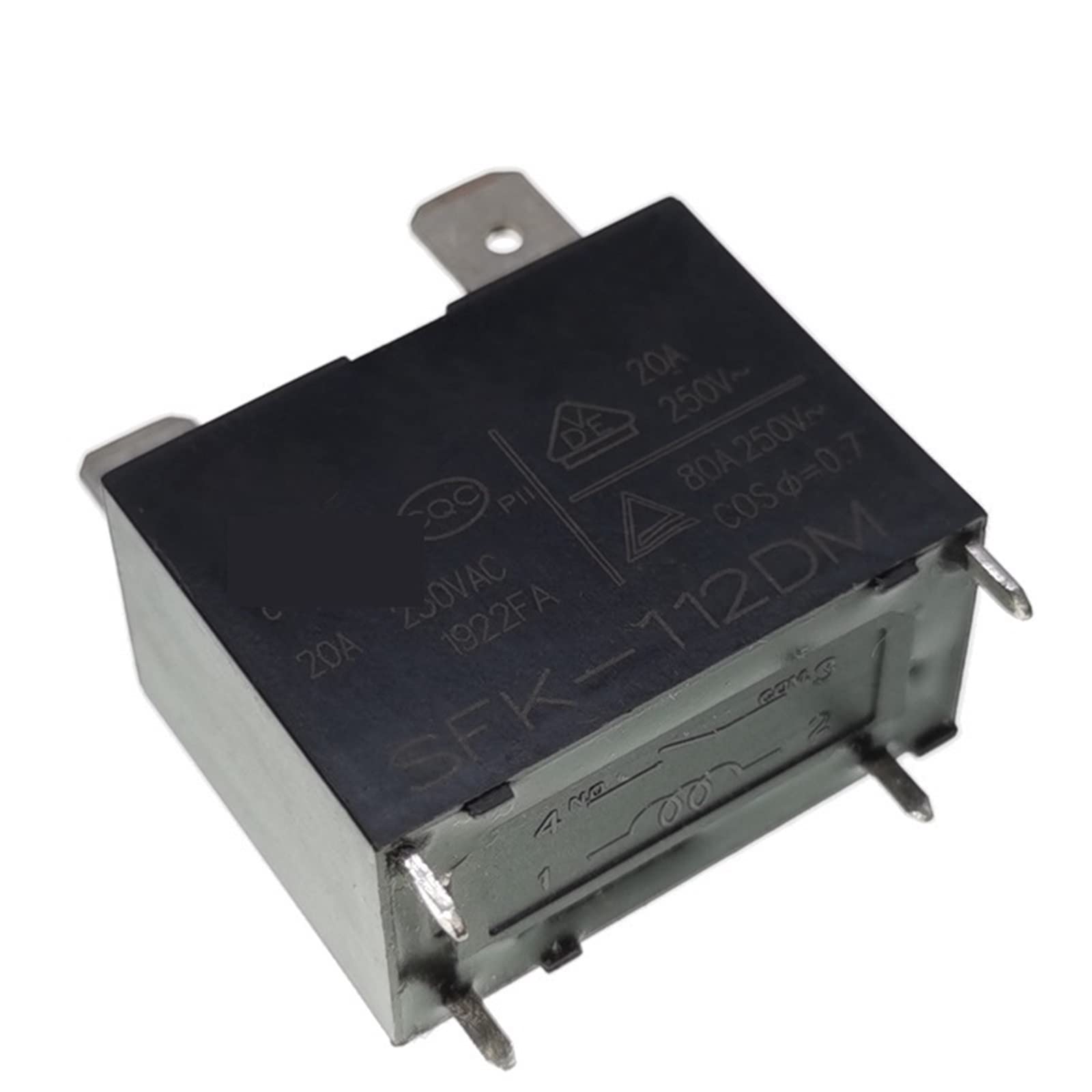 CSKWLLNBC 10Pcs Relay SFK-112DM SFK-11 SFK112DM 12V 20A 250VAC