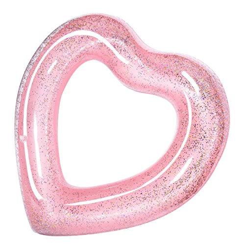 浮き輪 うきわ 浮輪 大人用 子供用 フロート ハート型 水遊び 夏休み キラキラ スイミング 可愛い 浮き輪 フロート 大人用 子供