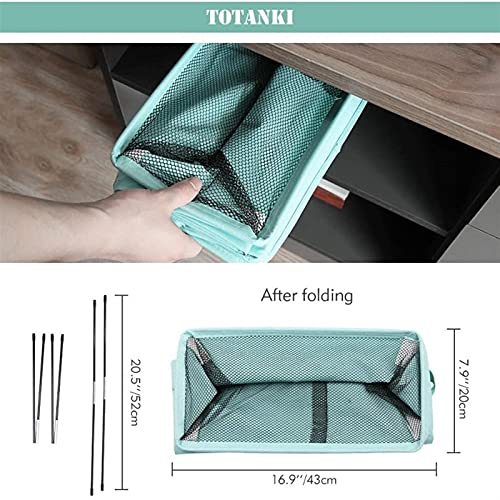 Panier à linge Oxford imperméable à roulettes pliable modèle C - 5