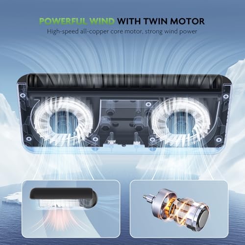 PAIZOO Aquarium Chiller Fan, Ultra-Quiet Fish Tank Cooling Fans, 3 Speed Modes Aquarium Cooler, Water Chiller for Axolotl Tank Accessories Freshwater Saltwater Tanks, 6.4W by PAIZOO - Image 3