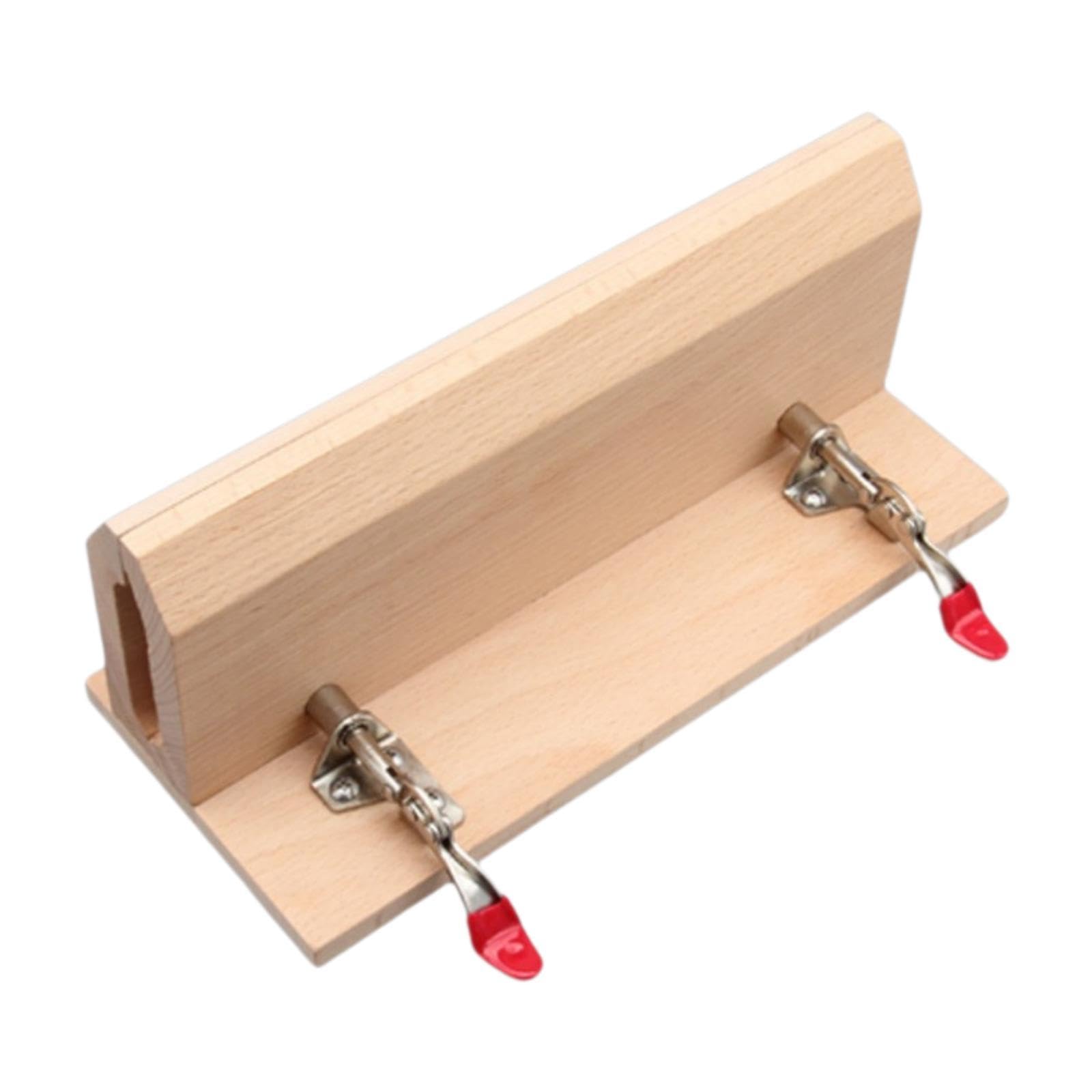 Pinza de Madera para Coser, Pinza para Cuero, Pinza de Madera, Costura a Mano, Longitud Giratoria, Acero Inoxidable, para Trabajos en Cuero, de