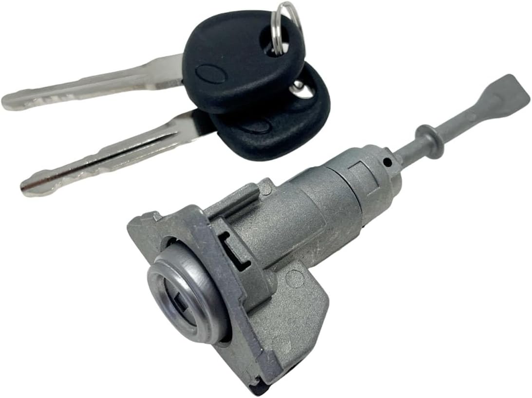 Driver Side Door Lock Cylinder w/2 Keys 819703XA00 Compatible with 2011-2016 Elantra