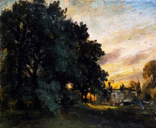 Peinture Poster Impression Tableaux d'Art : Toile Premium John Constable