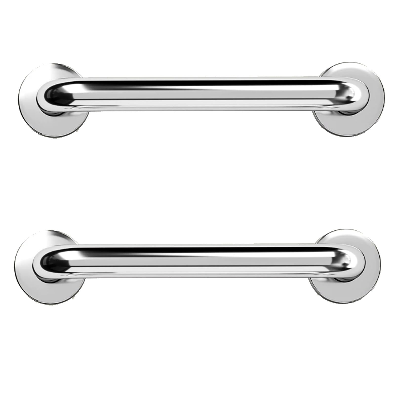 2 Pack Shower Grab Bar, Heavy Duty Wall Mount Support Handrail with Concealed Base for Shower Toilet Bathtub Elderly Fall Prevention(40cm)