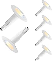 Vista 12 de Jolux Luz LED ajustable de 4 pulgadas 5CCT para remodelación, 2700K-5000K CCT seleccionable, 6W = 40W 500LM, base E26 regulable, borde biselado