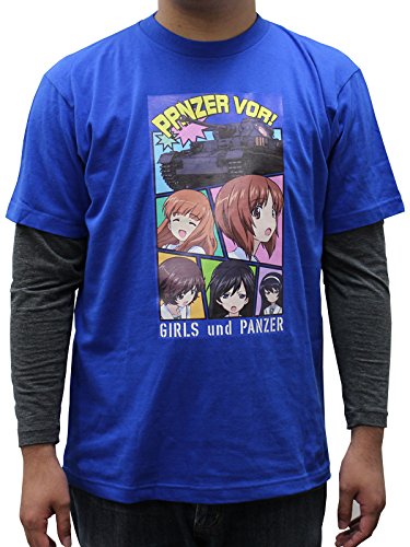 【希少】WoT Meets ガールズ＆パンツァー フルカラーTシャツ 2016 Amazon.co.jp: プラッツ ガールズ&パンツァー キャラクターTシャツ