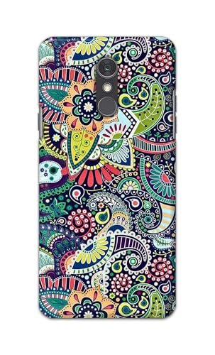Image of Printed Hard Back Cover for LG Q7 | LG Q7 Plus Back Cover (Miraculous Patterns) -190724(DP)