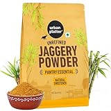 Urban Platter Jaggery Powder | 35.27 Oz (1kg) | Natural & Unrefined Sweetener | Desi Gur Powder | Healthy Sugar Substitute for Tea, Coffee, Baking & Indian Sweets