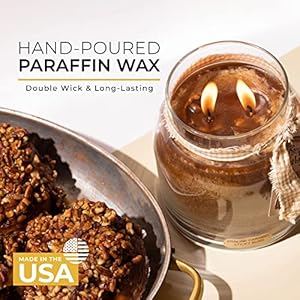 Acheerfulgiverpralinecaramelstickybuns34ozpapascentedcandlejarkeepersofthelight155hoursofburntimecandlesgiftsforwomen Urban Country Home Decor A cheerful giver praline caramel sticky buns 34oz papa scented candle jar keepers of the light 155 hours of burn time candles gifts for women urban country home decor